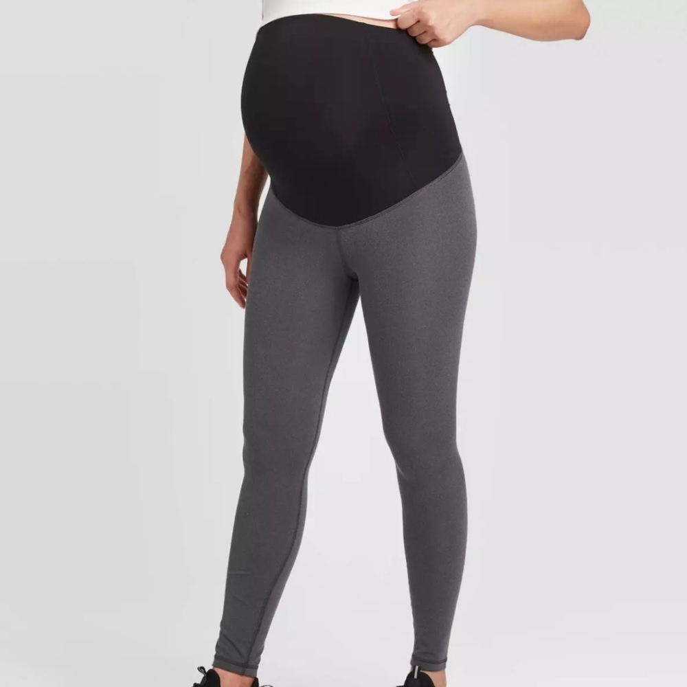 Women's Crossover Panel Active Maternity Leggings - Isabel Maternity - XS - Picture 1 of 6